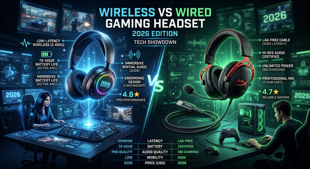 Wireless vs Wired Gaming Headset 2026